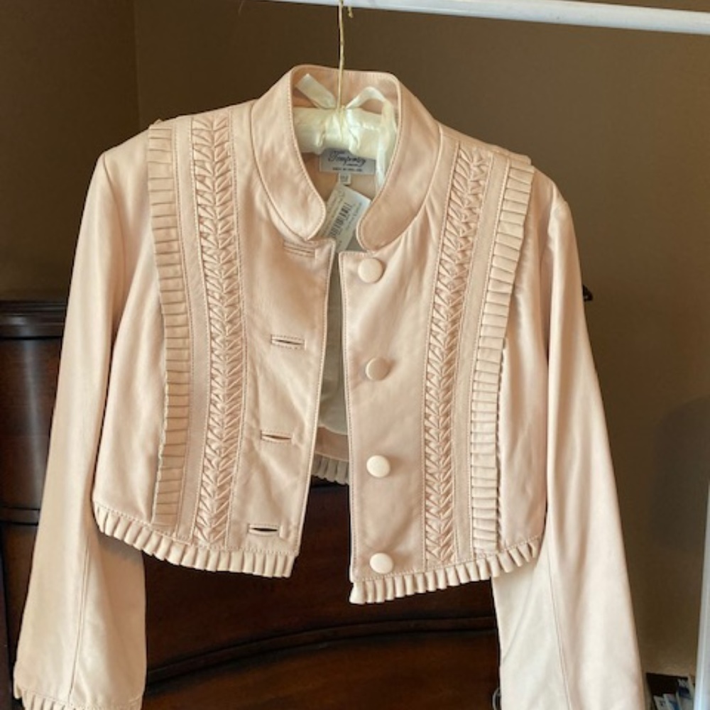 Temperley London Leather Jacket